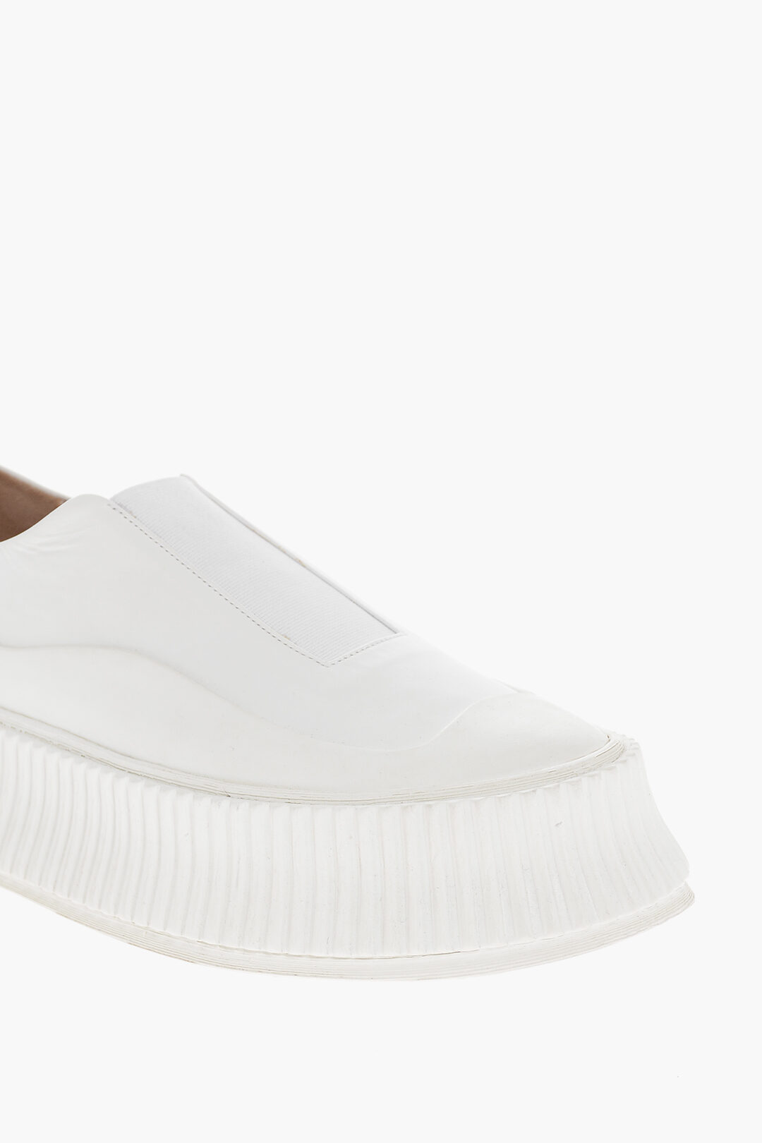 スニーカー JIL SANDER Leather slip-on sneakers Jil Sander Leather Slip-On Sneakers With Platform Sole women