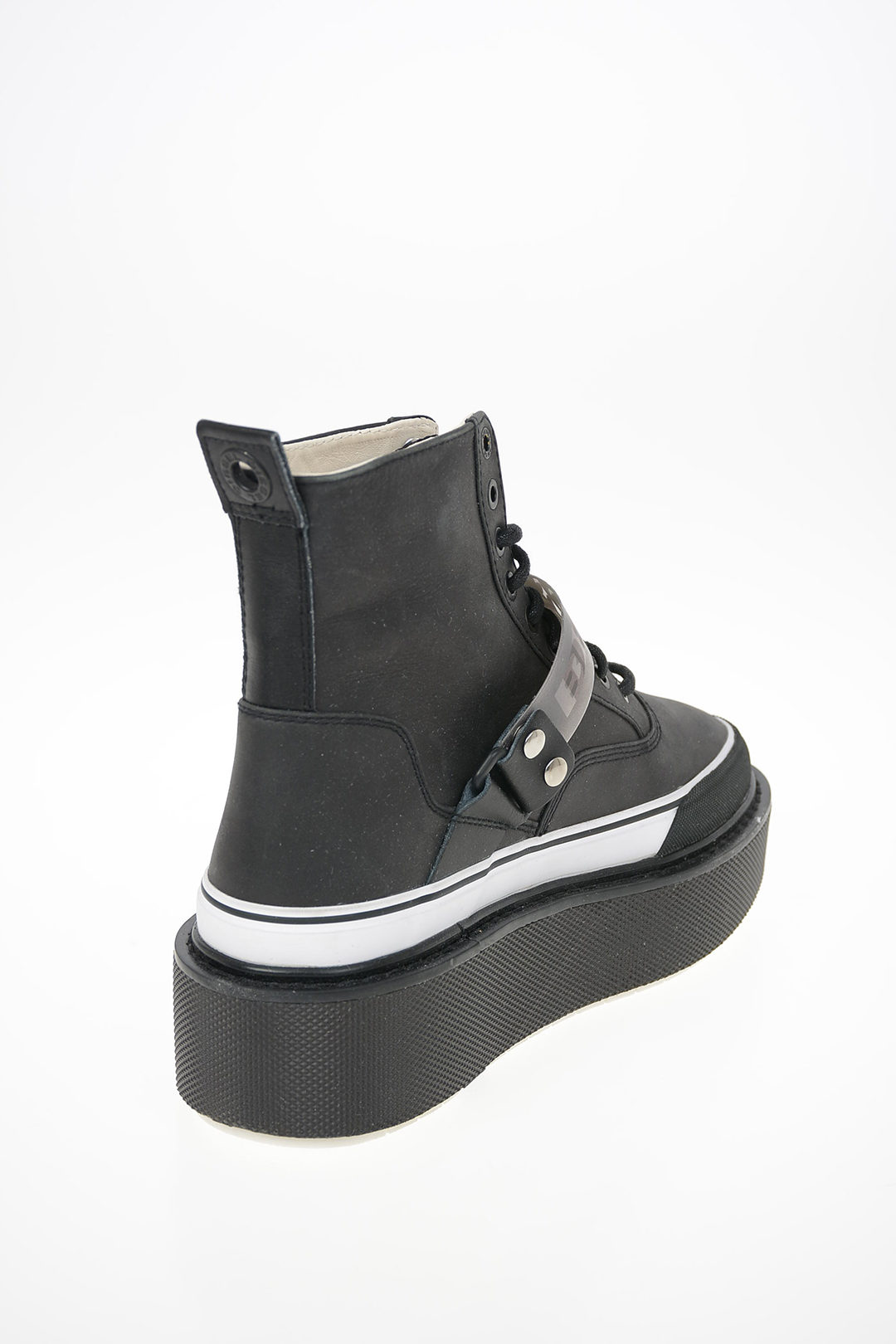 Diesel Leather Sneakers SCIROCCO with Platform women - Glamood Outlet