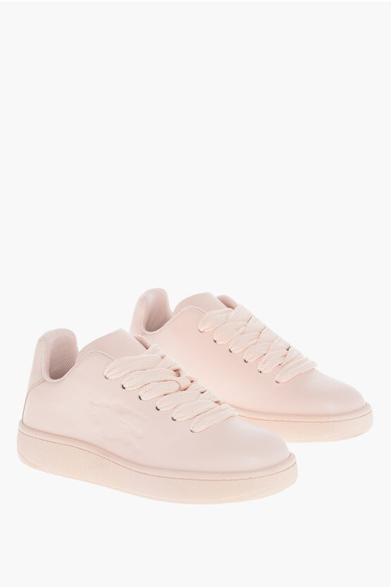 Burberry Leather Box Sneakers
