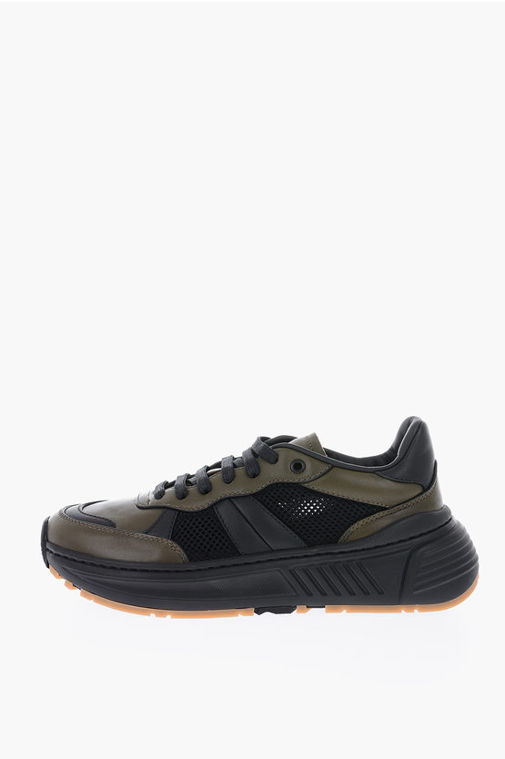 靴 BOTTEGA VENETA SNEAKER SPEEDSTER 36 Bottega Veneta Leather SPEEDSTER Sneakers with Meshed Details men