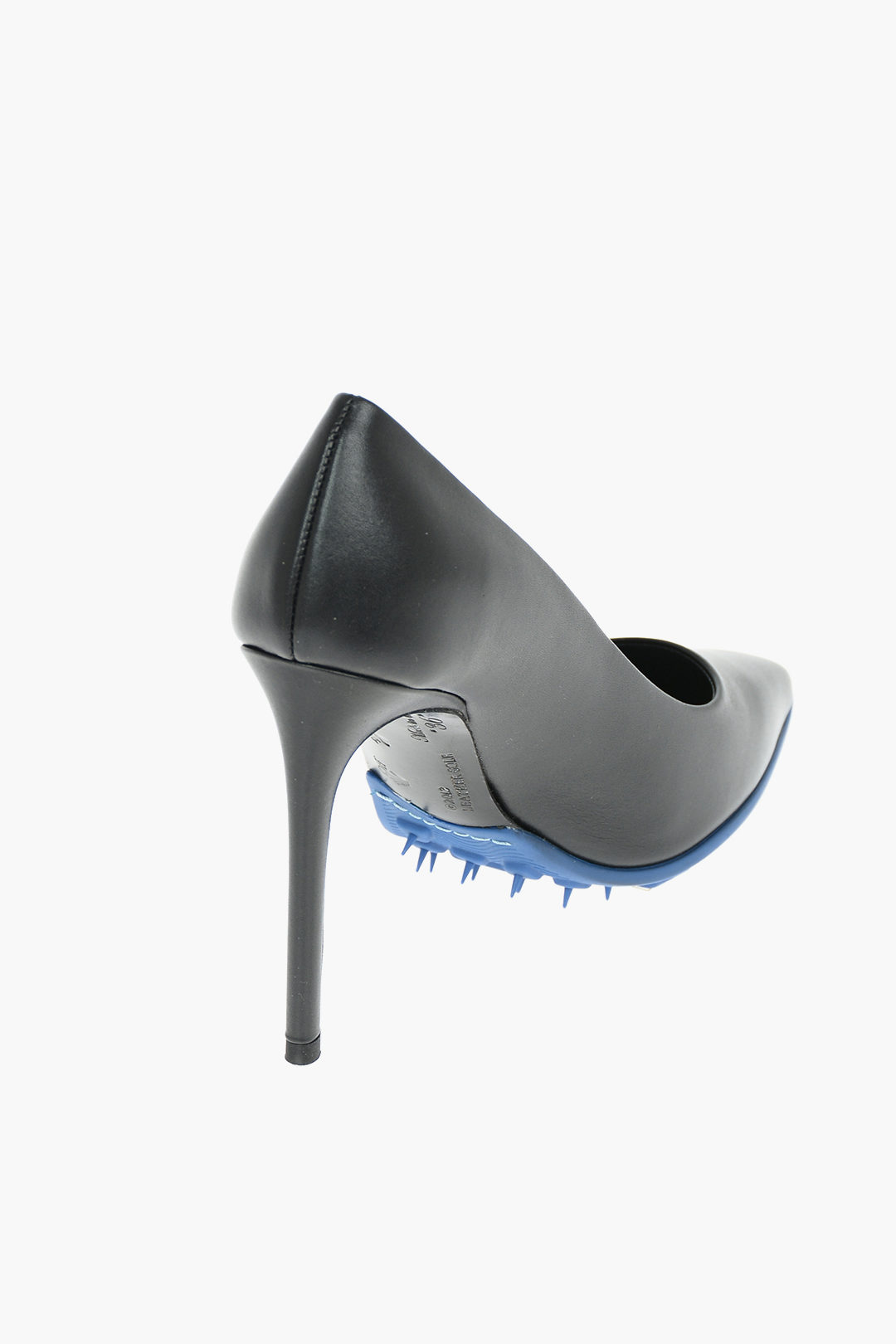 Spike on Black High Heel Shoes Stock Photo - Image of silver, object:  39660354