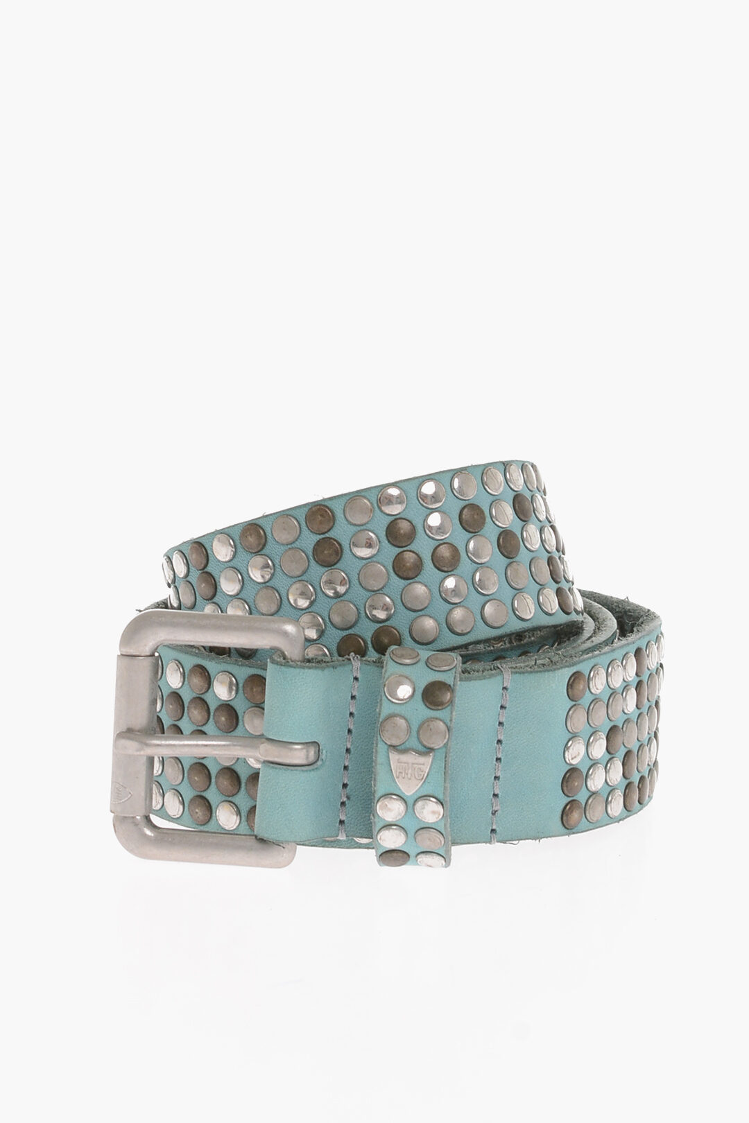 Htc Leather Studded Belt 35mm unisex men women - Glamood Outlet Htc Leather Studded Belt 35mm unisex men women - Glamood Outlet