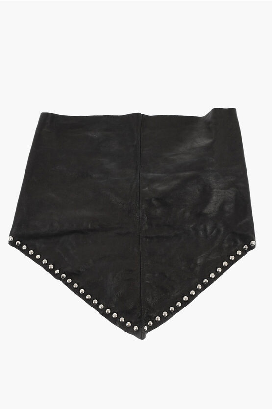 Dsquared2 Leather Studded Foulard