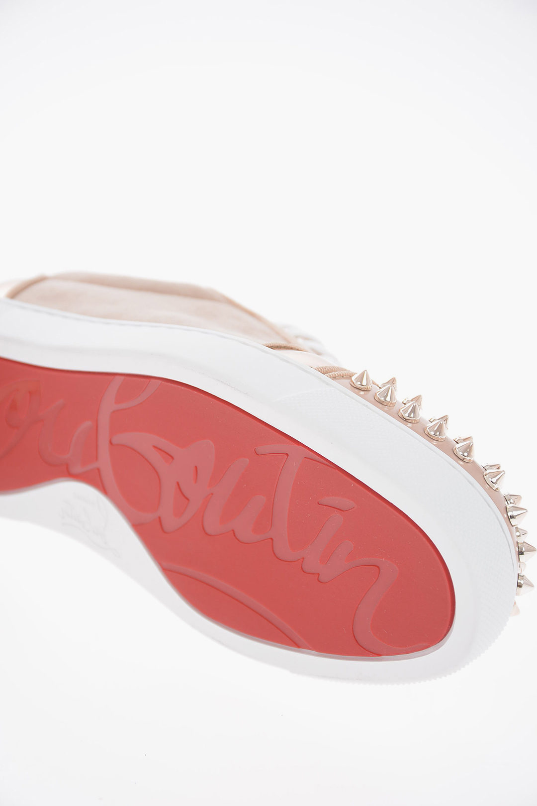 Christian Louboutin Leather Studded VIEIRA SPIKES Sneakers women - Glamood  Outlet