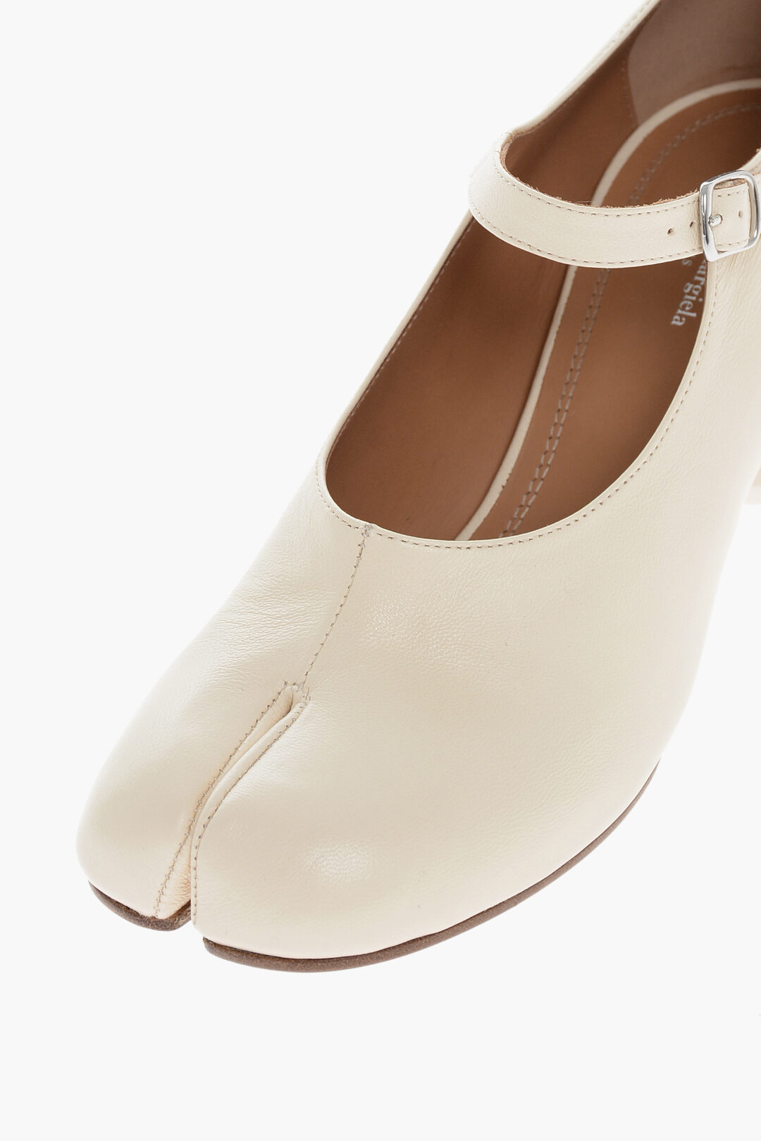 Maison Margiela Leather TABI Pumps with Split-toed Design 6cm