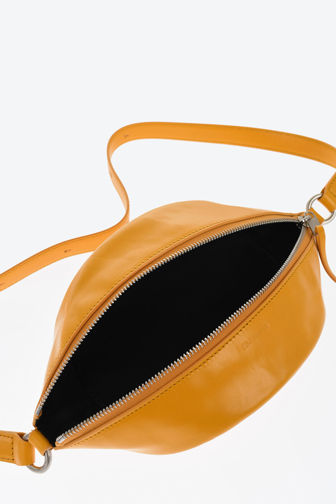 直営店☆JIL SANDER☆ TACO CROSSBODY レザー ロゴ ベルトバッグ Jil Sander ミディアムサイズ・レザー製クロスボディバッグ_Taco