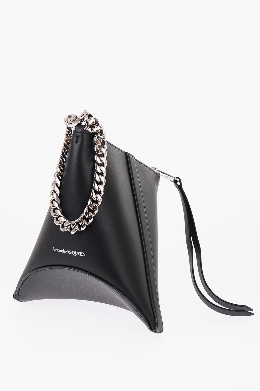 【関税&送料込】Alexander Mcqueen Black Leather The Slouch C Alexander McQueen The slouch crossbody bag | The Fashion Square