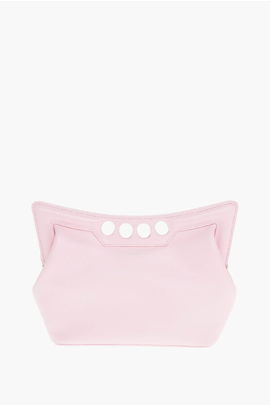 Alexander Mcqueen Leather The Peak Shoulder Bag With Chain
