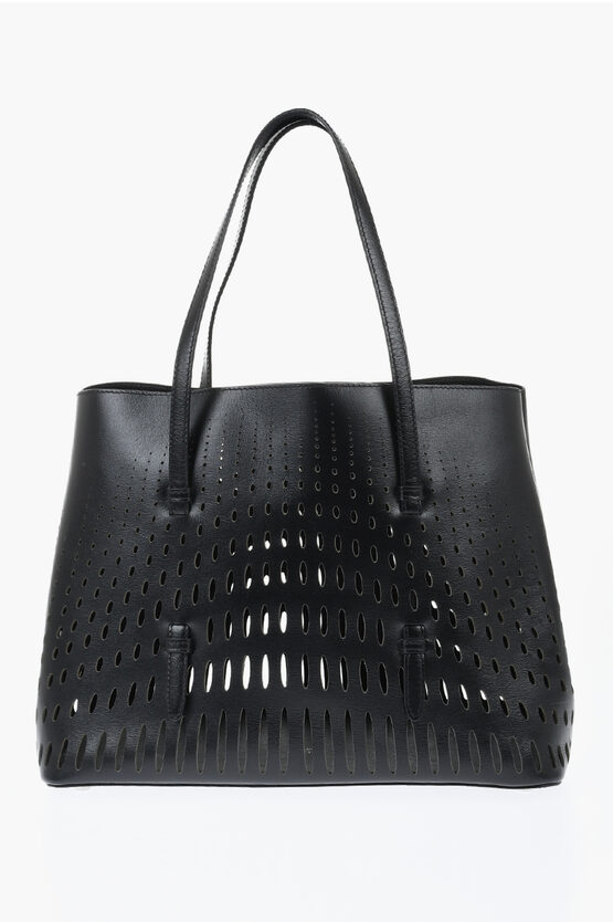 Alaïa Leather Tite Bag With Cutout