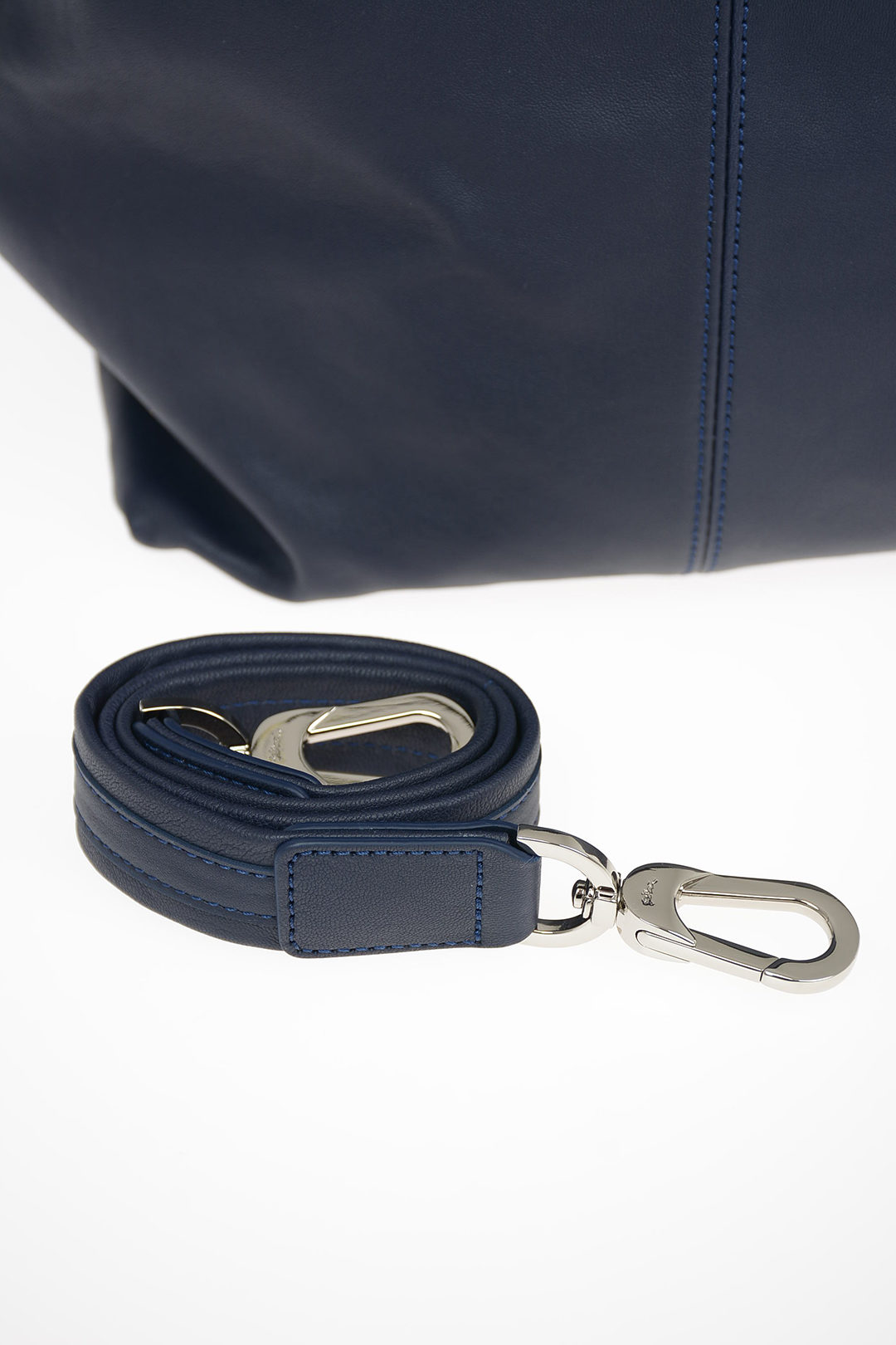 Longchamp Leather Tote Bag With Removable Shoulder Strap women