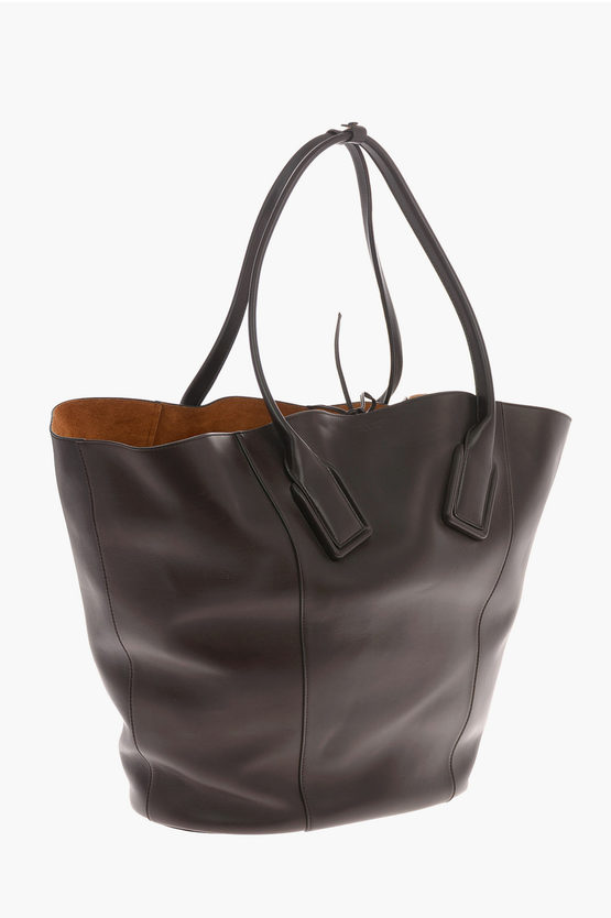 Bottega Veneta Leather TOTE BASKET Bag women - Glamood Outlet