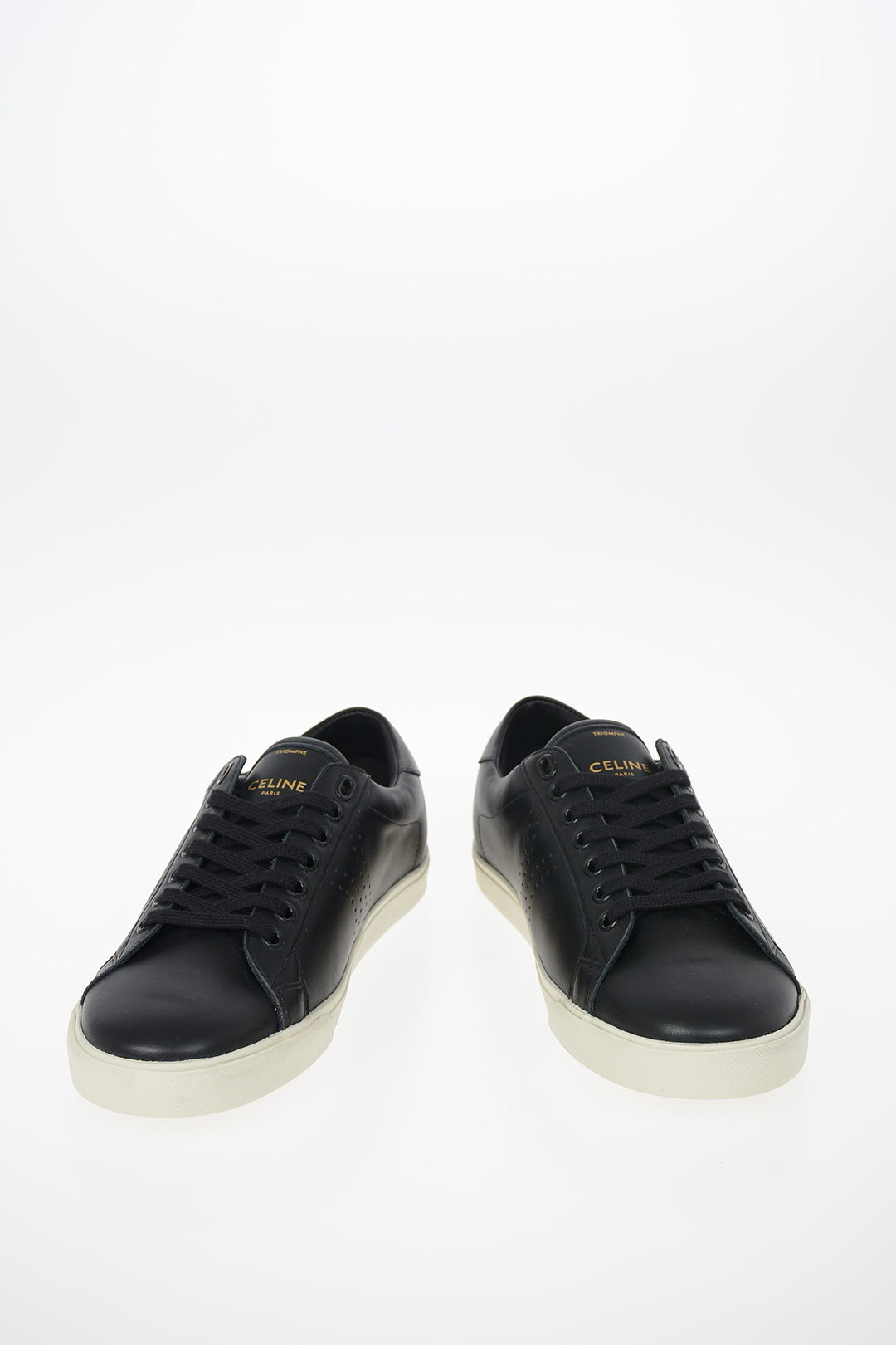 Celine Leather TRIOMPHE Sneakers men - Glamood Outlet