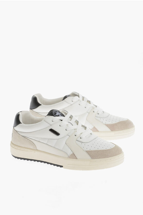 Palm Angels Leather University Low-top Sneakers