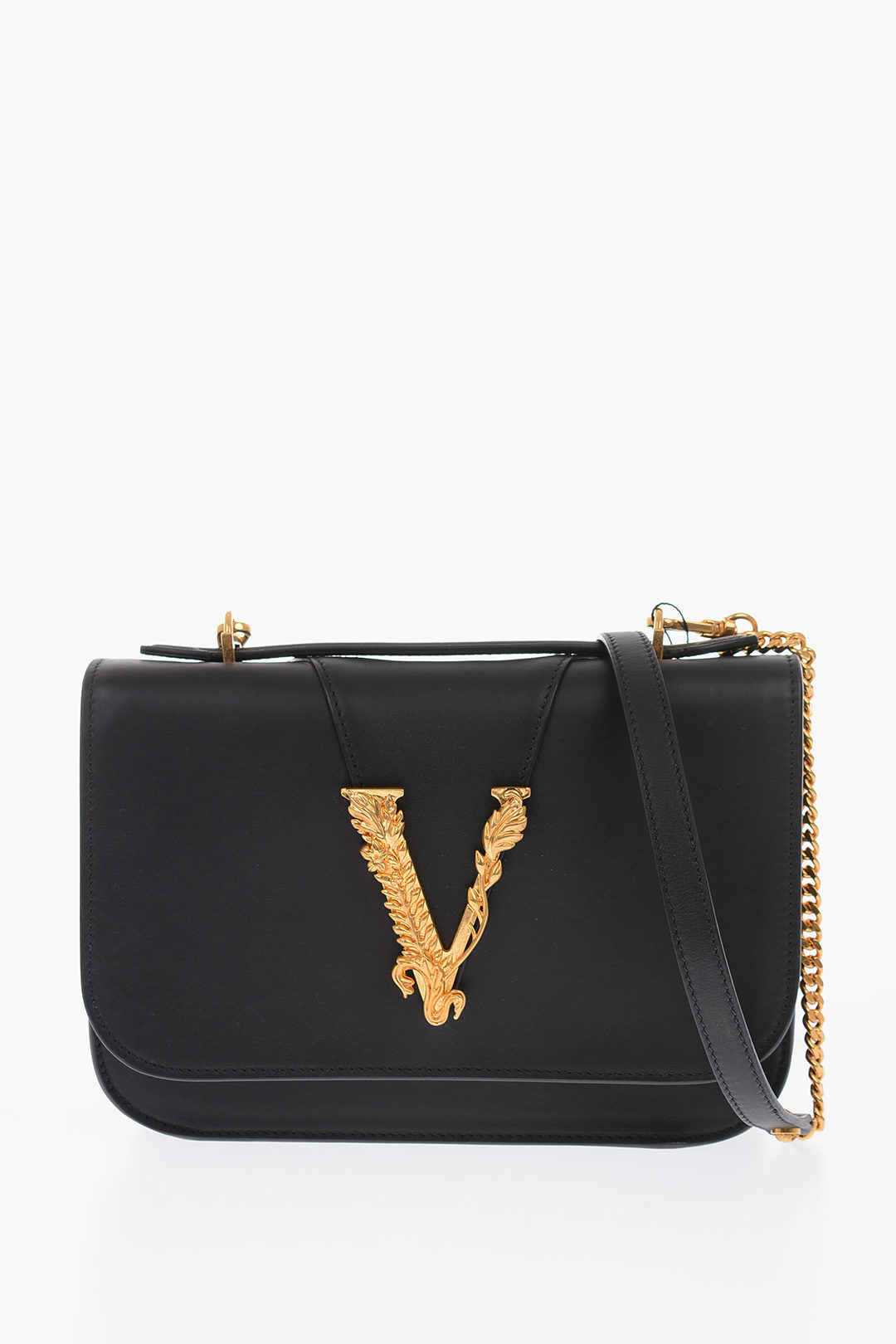 Versace, Bags, Versace Virtus Nude Calf Leather Shoulder Crossbody Bagnwt
