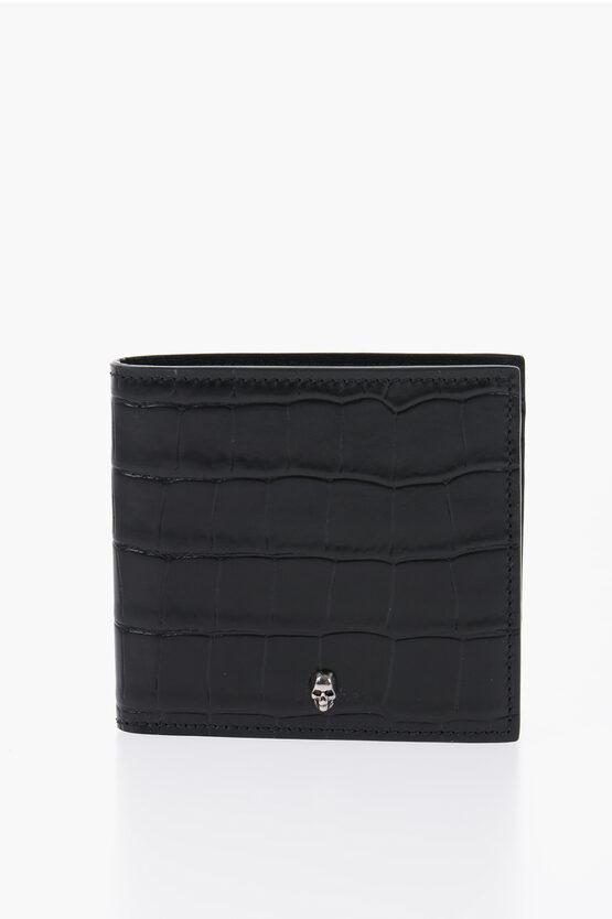 Alexander Mcqueen Leather Wallet With Logo