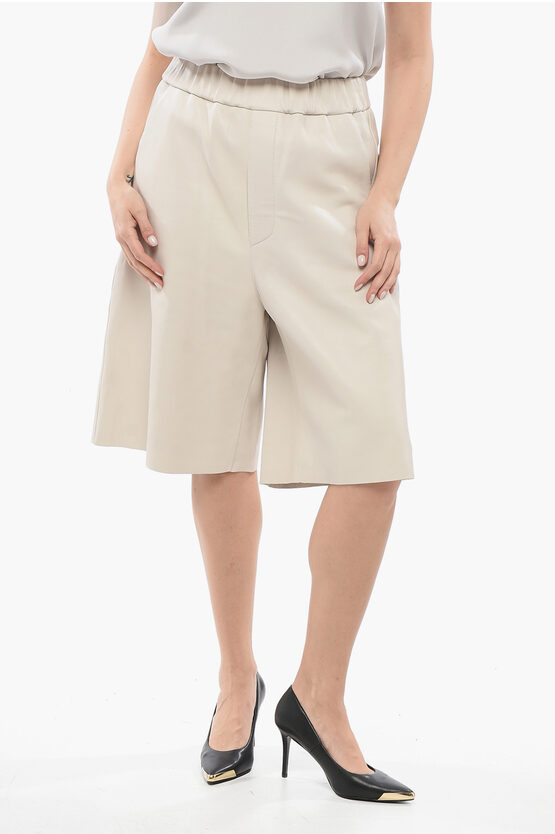 Leather Wide Leg Sh… - image