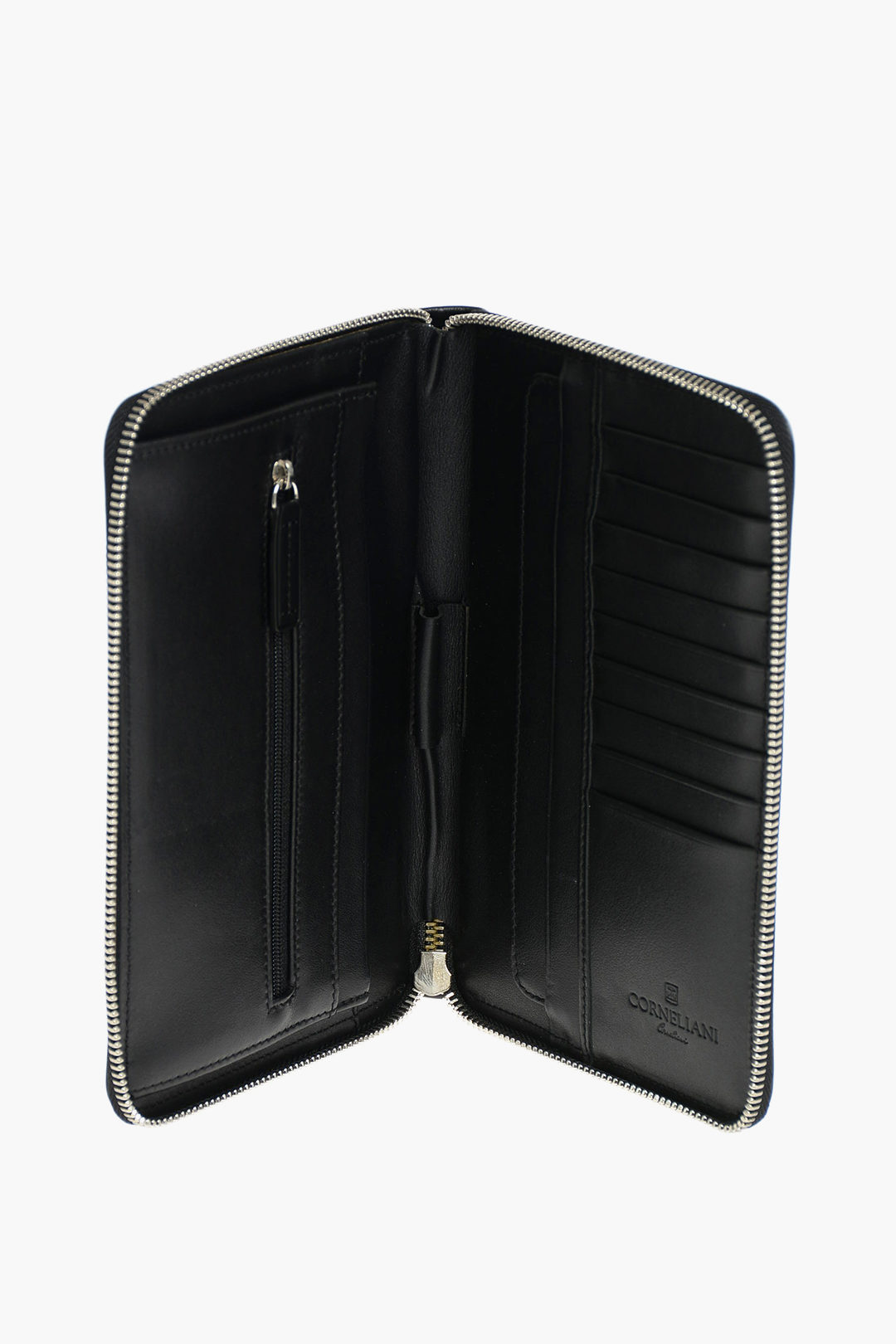Corneliani Leather Zipped Wallet men Glamood Outlet
