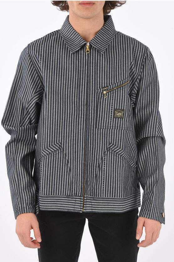 Aries LEE denim printed jacket men - Glamood Outlet