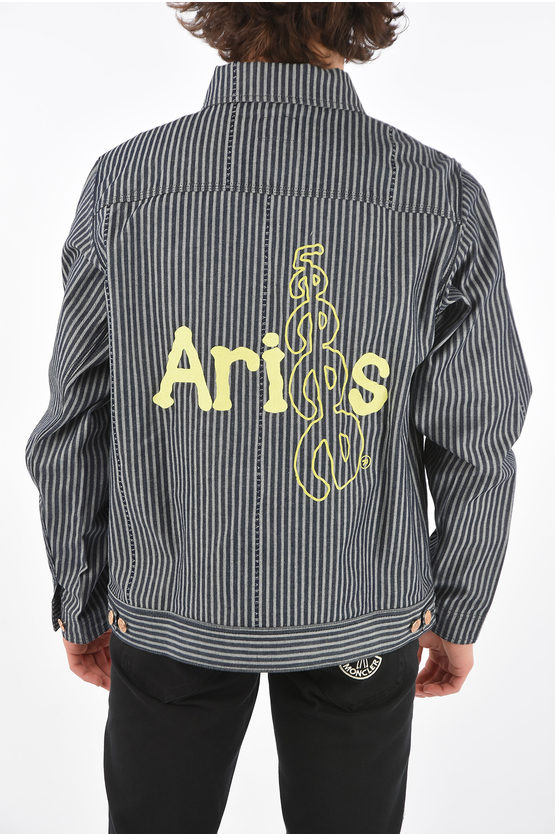 Aries LEE denim printed jacket men - Glamood Outlet