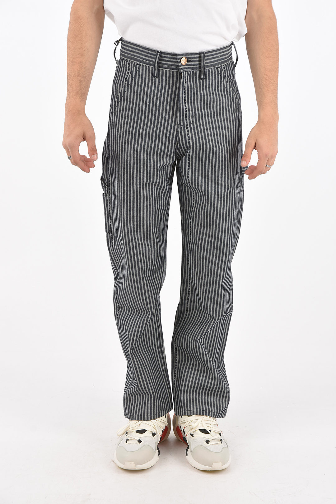 Aries LEE striped Carpenter pants men - Glamood Outlet