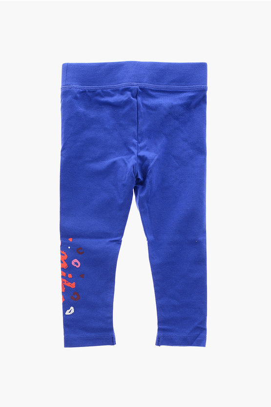 Leggings in Cotone Stretch con Stampa