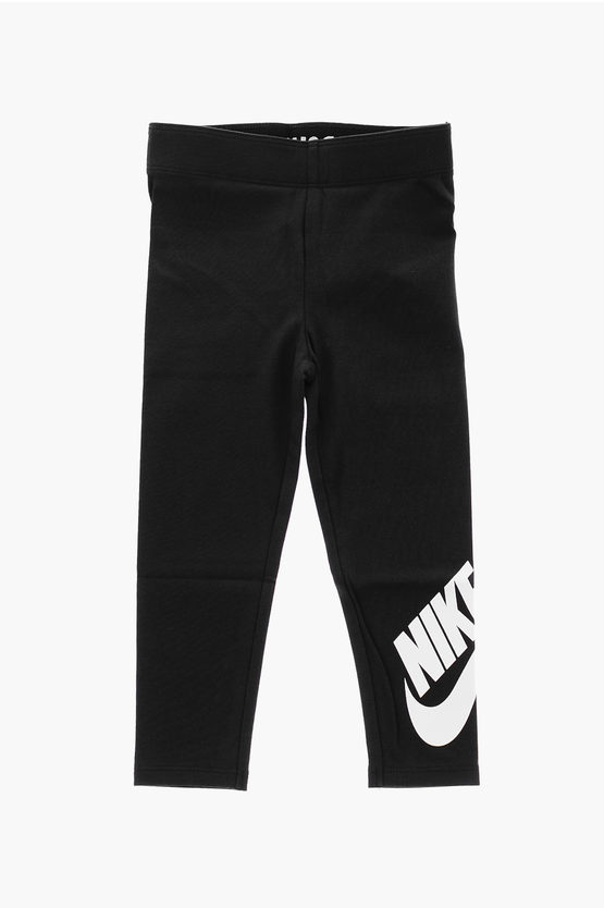 Nike Leggings With Logo-print In Black