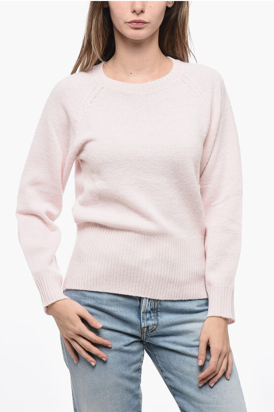 Shop Max Mara Leisure Virgin Wool Crewneck Sweater