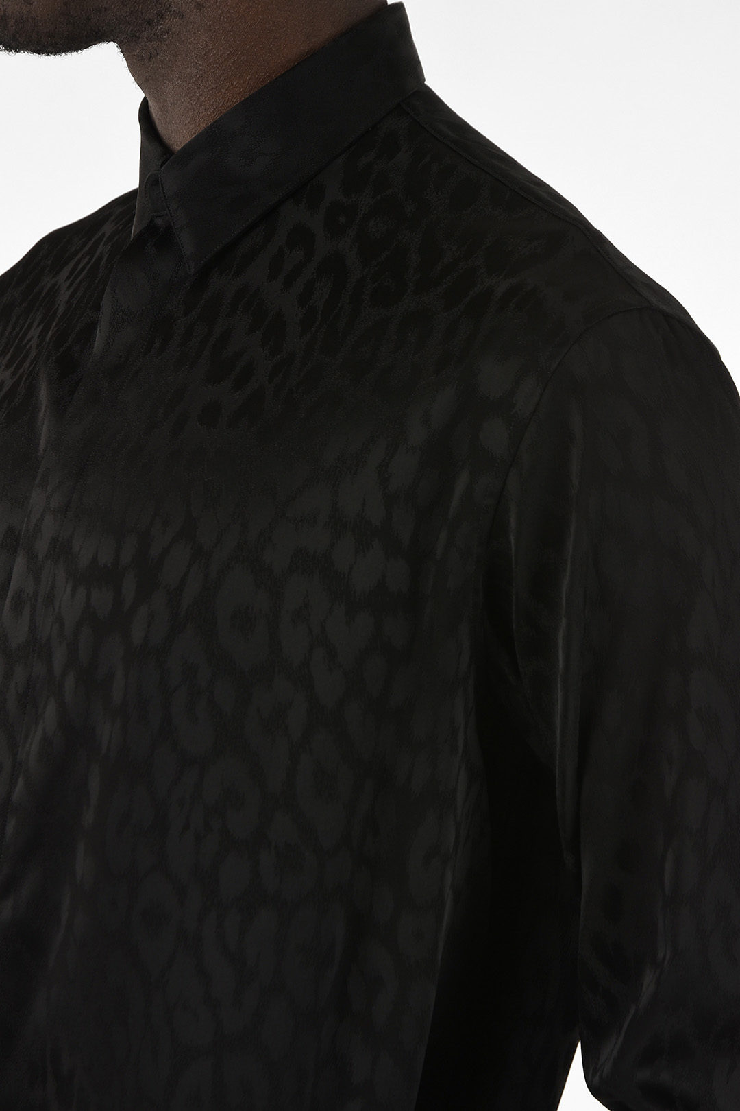 DIOR 19AW LEOPARD TECHNICAL FABRIC SHIRT