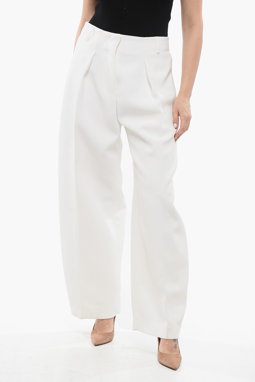 Jacquemus LES SCULPTURES High-waisted OVALO Pants women
