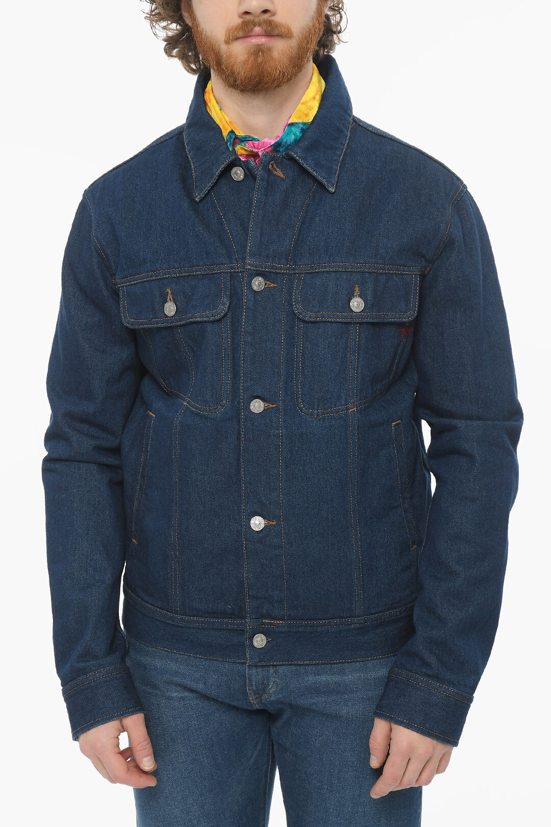 Diesel LIBRARY Denim D-BARCY Jacket with Double Breast Pocket men ...