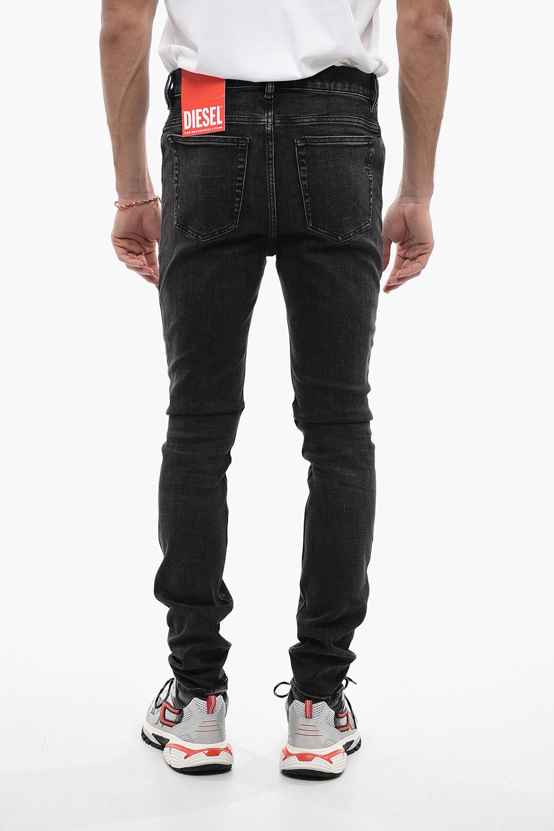 Diesel LIBRARY High-Waisted Skinny Fit 1983 D-AMNY Jeans 14cm