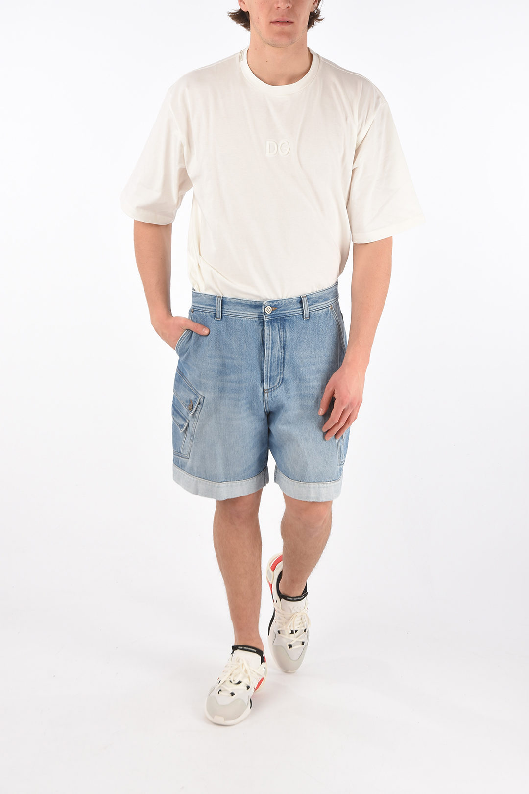 balmain cargo shorts