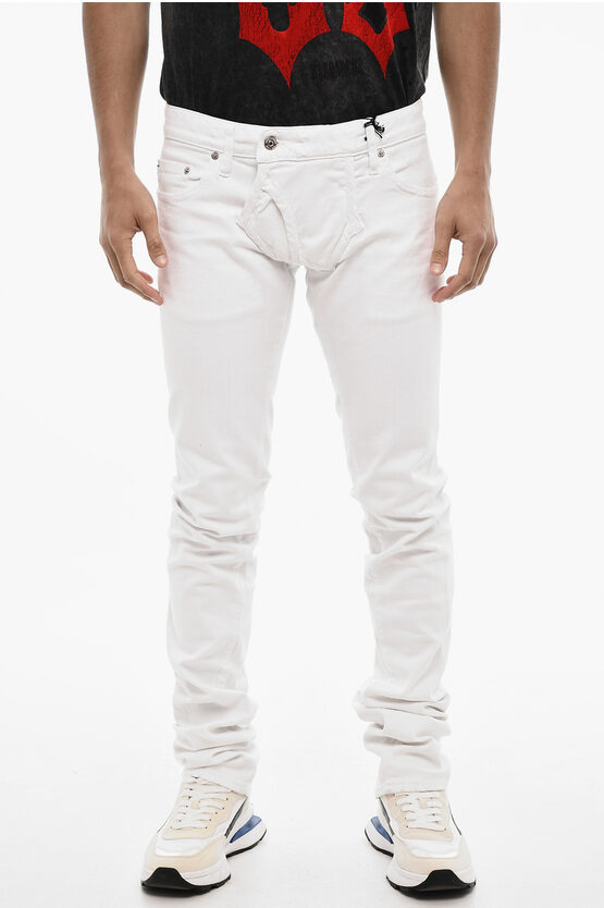 Dsquared2 Light Wash Shampei Straight Fit Jeans