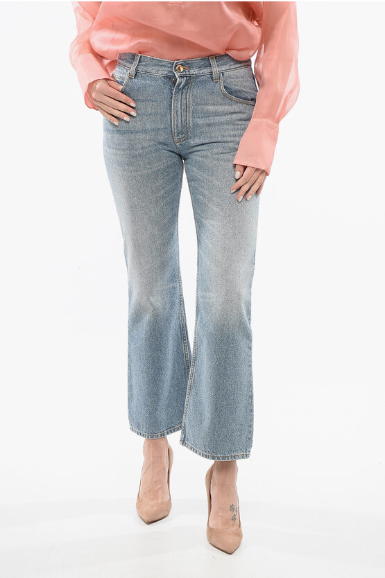 CHLOÉ LIGHT WASHED FLARED FIT DENIMS 23CM 