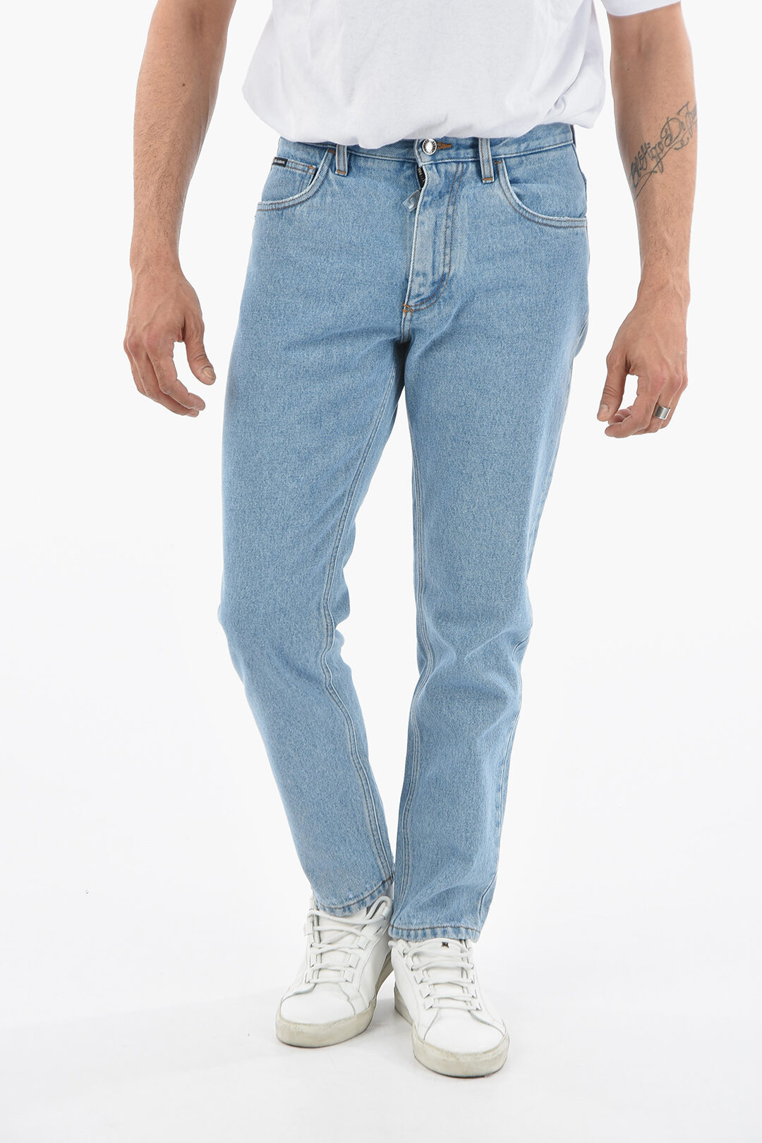 DOLCE ＆ GABBANA パンツ  (H-17) DOLCE&GABBANA (ドルチェ ＆ ガッバーナ) 5ポケット ジップ