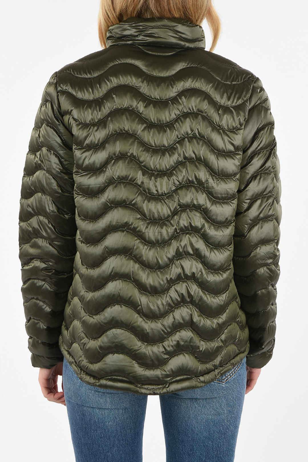Ea quilted down jacket