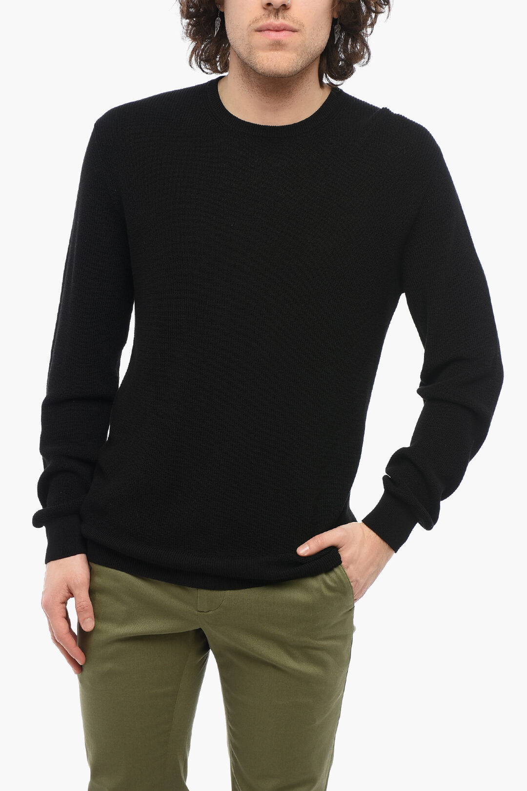 Roberto Collina Lightweight Cotton Crewneck Sweater men