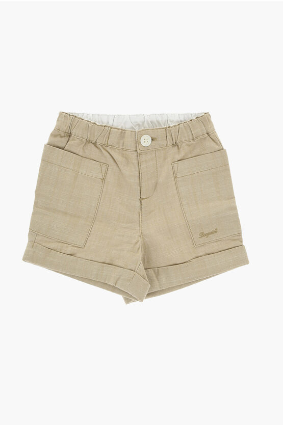 Bonpoint Lightweight Cotton Nateo Shorts With 2 Pockets