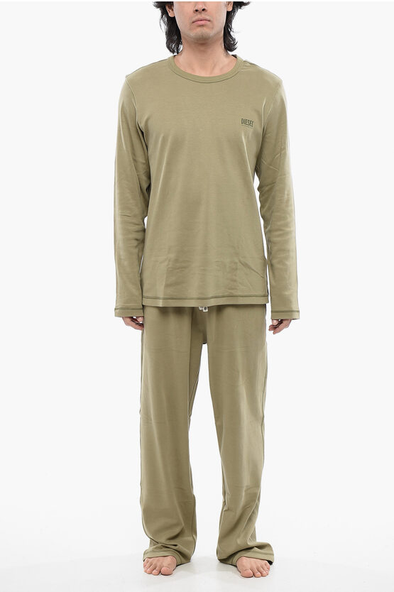 Diesel Lightweight Cotton Umset-aramis Long Pyjamas Set