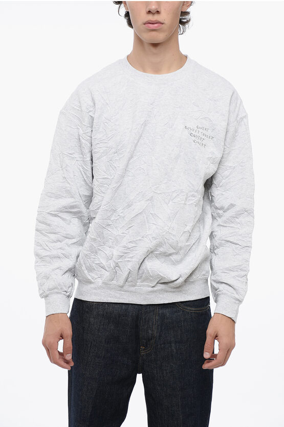 Shop Covert Lightweight Creased Crew-neck Sweatshirt