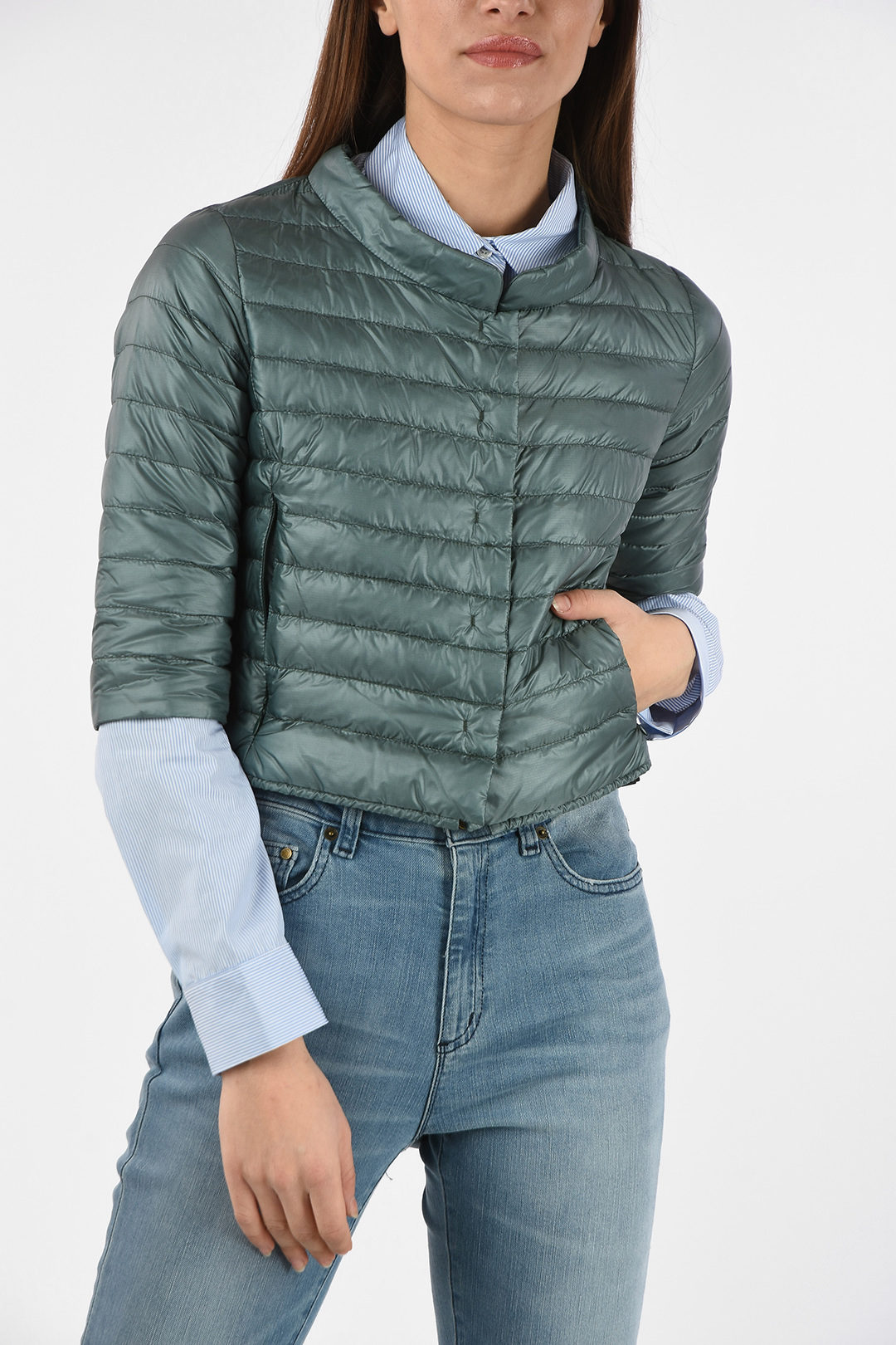 lightweight crop jacket