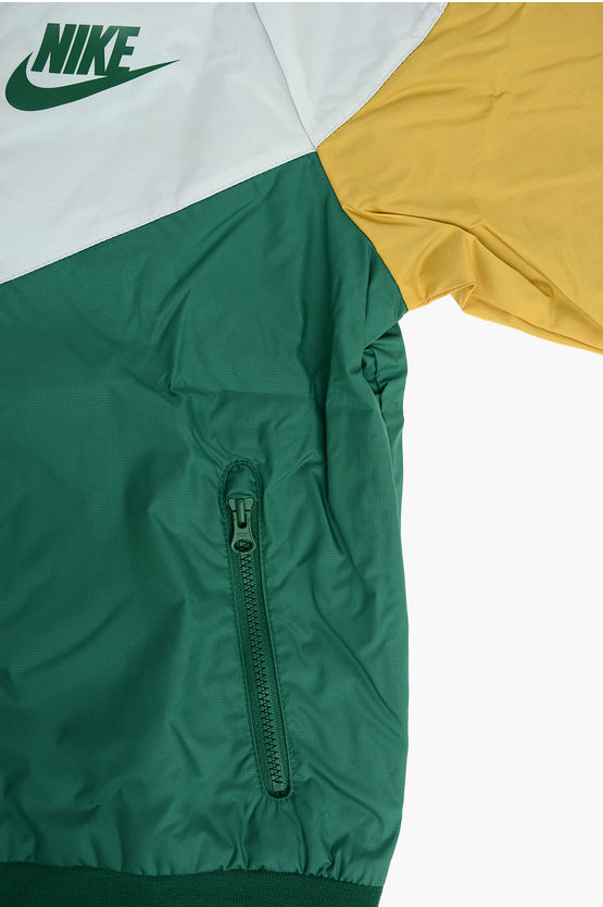 Lightweight Windbreaker Jacket With Logo-Print