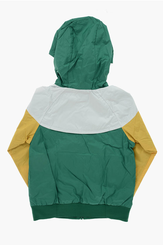 Lightweight Windbreaker Jacket With Logo-Print