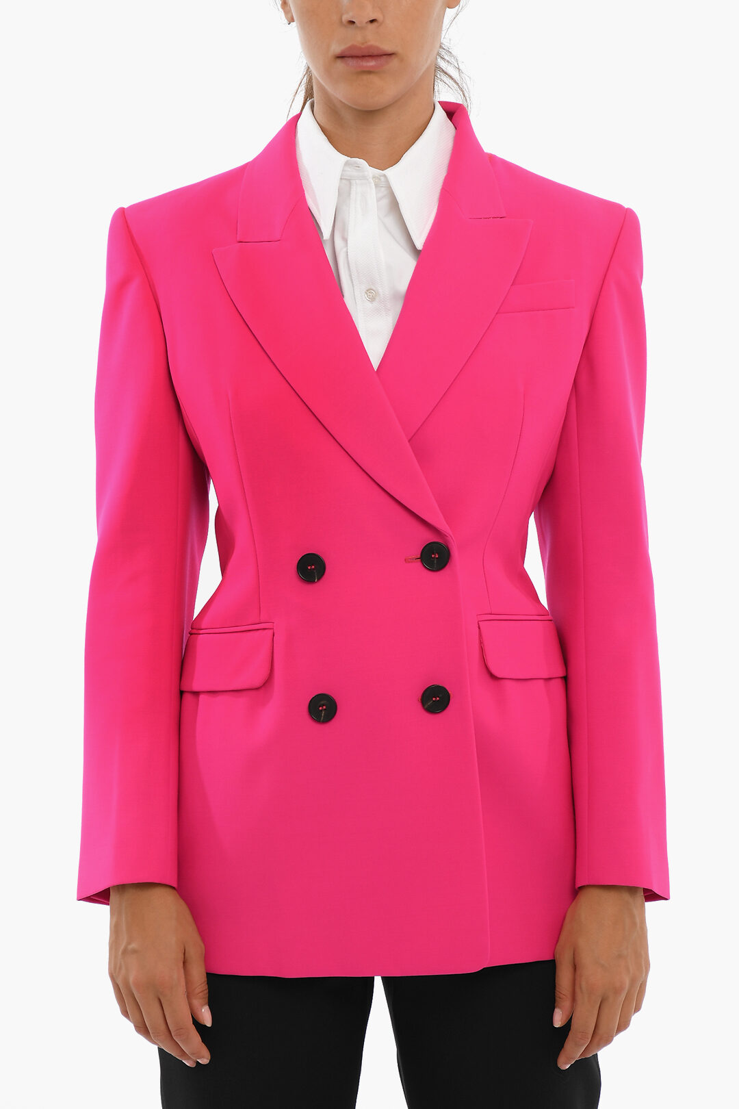 Blazer Jacket Zara Pink Suit Womens ZARA Women NEW Double Breasted