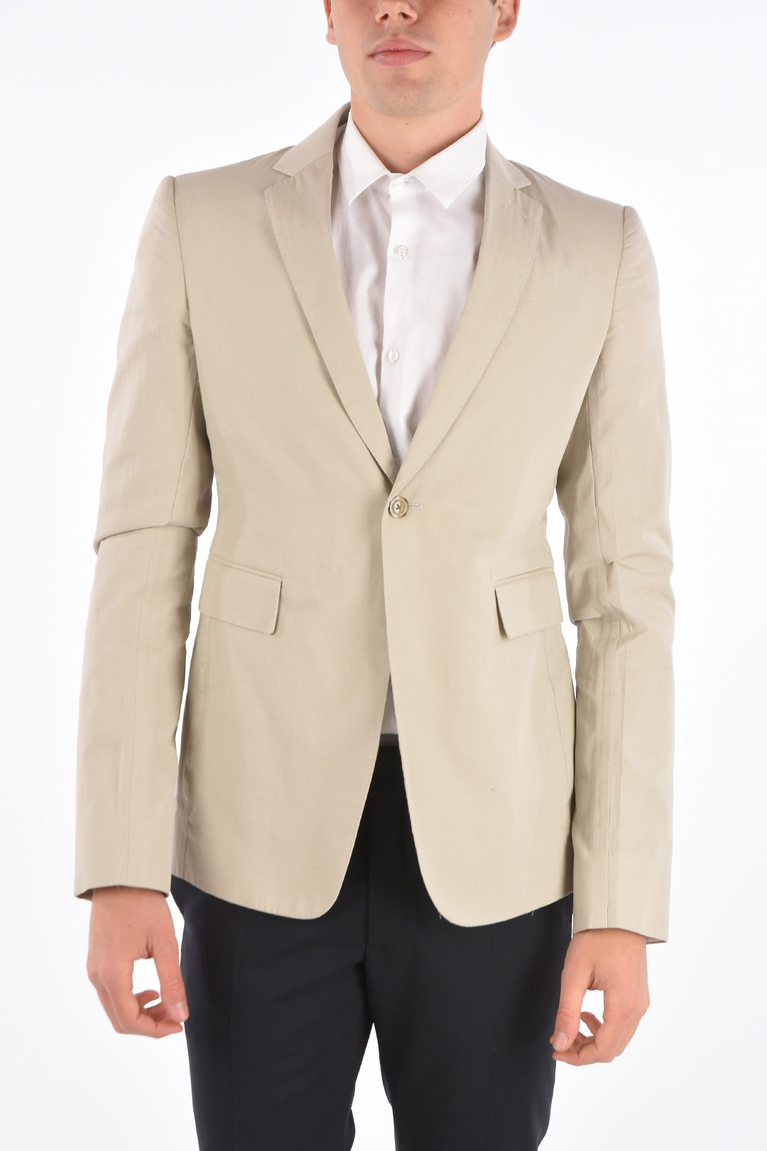 Lined Flap Pocket Blazer