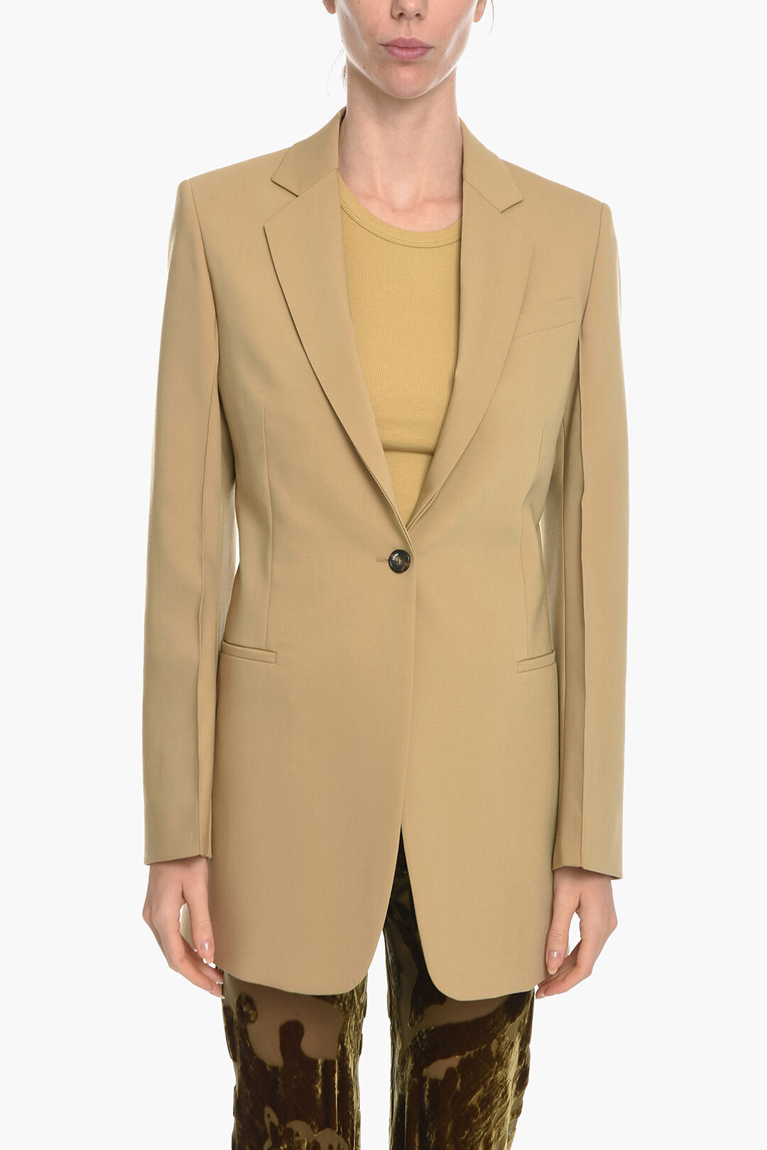 Loewe Lined Single Breasted Blazer With Jetted Pockets women