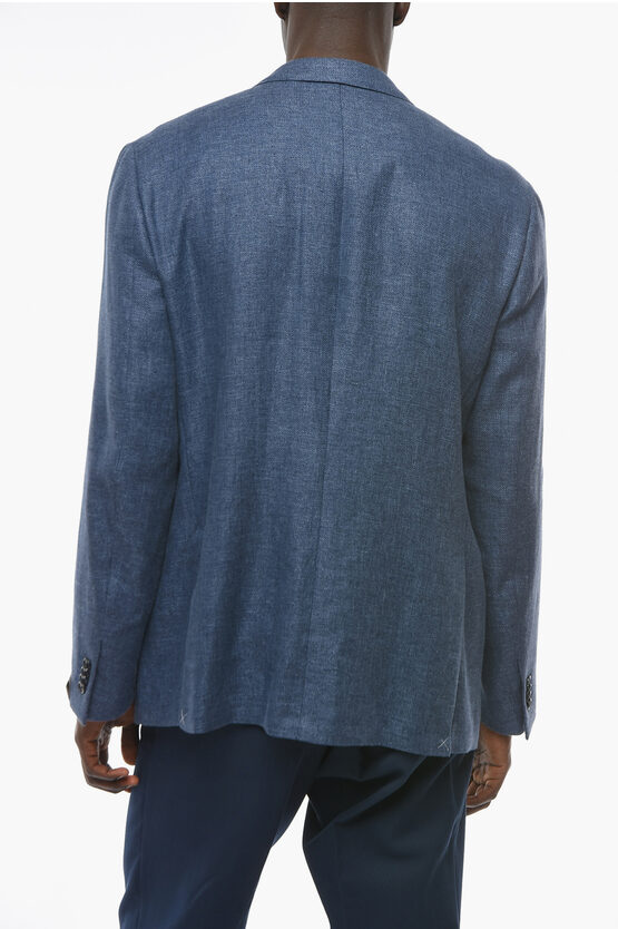 1300~Patch Pocket GATE Wool Blend Blazer
