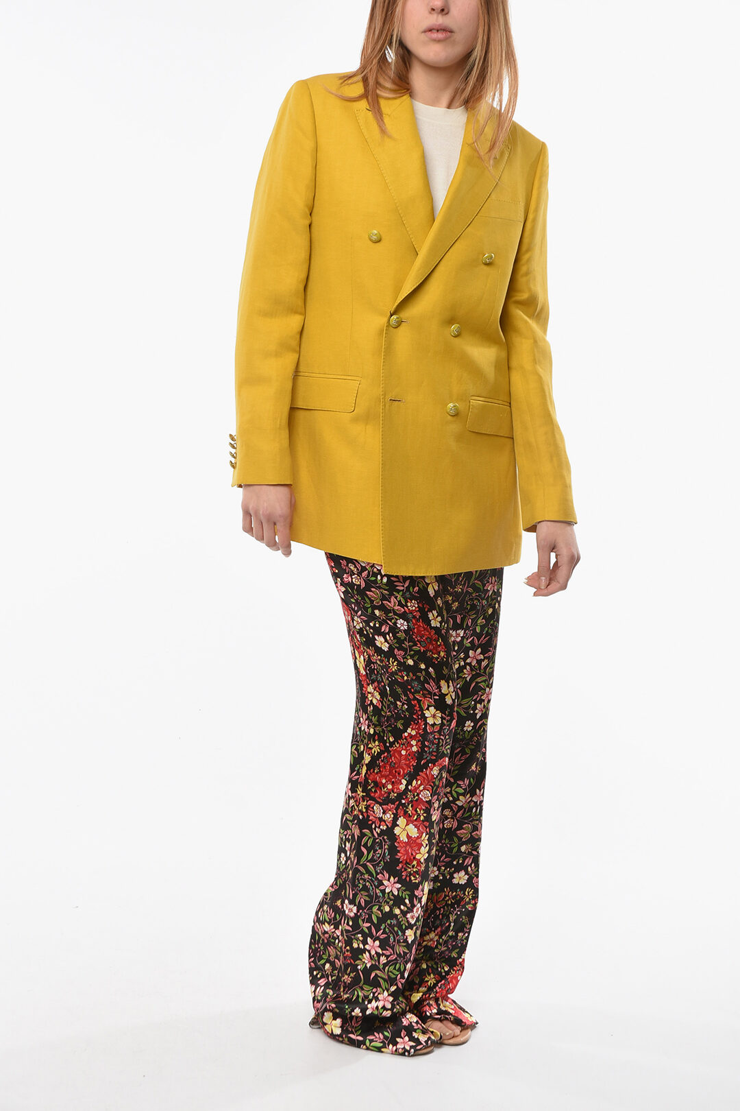 ジャケット ETRO Double-breasted blazer DUAL-MATERIAL DOUBLE-BREASTED BLAZER | Jackets | ETRO