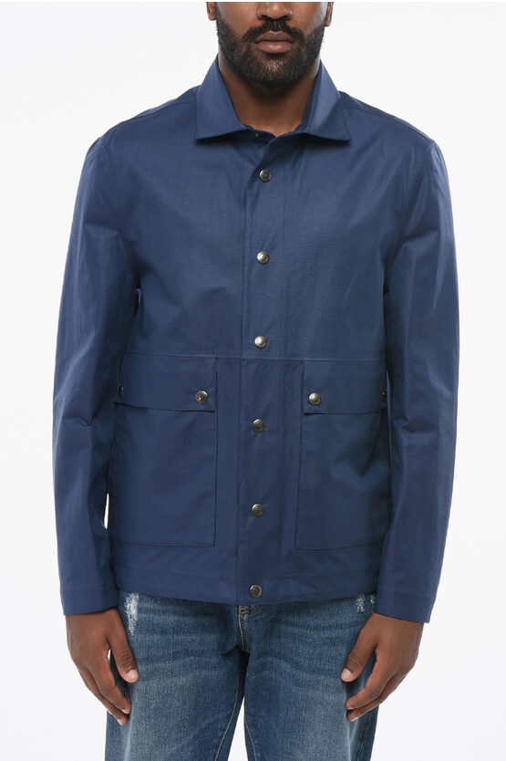 Linen Blend Overshi… - image