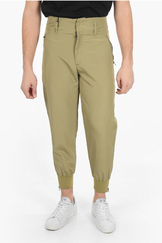 Salvatore Ferragamo Linen Blend Pants With Cuffed Ankles men Glamood Outlet